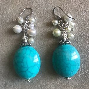 Handmade beads earrings